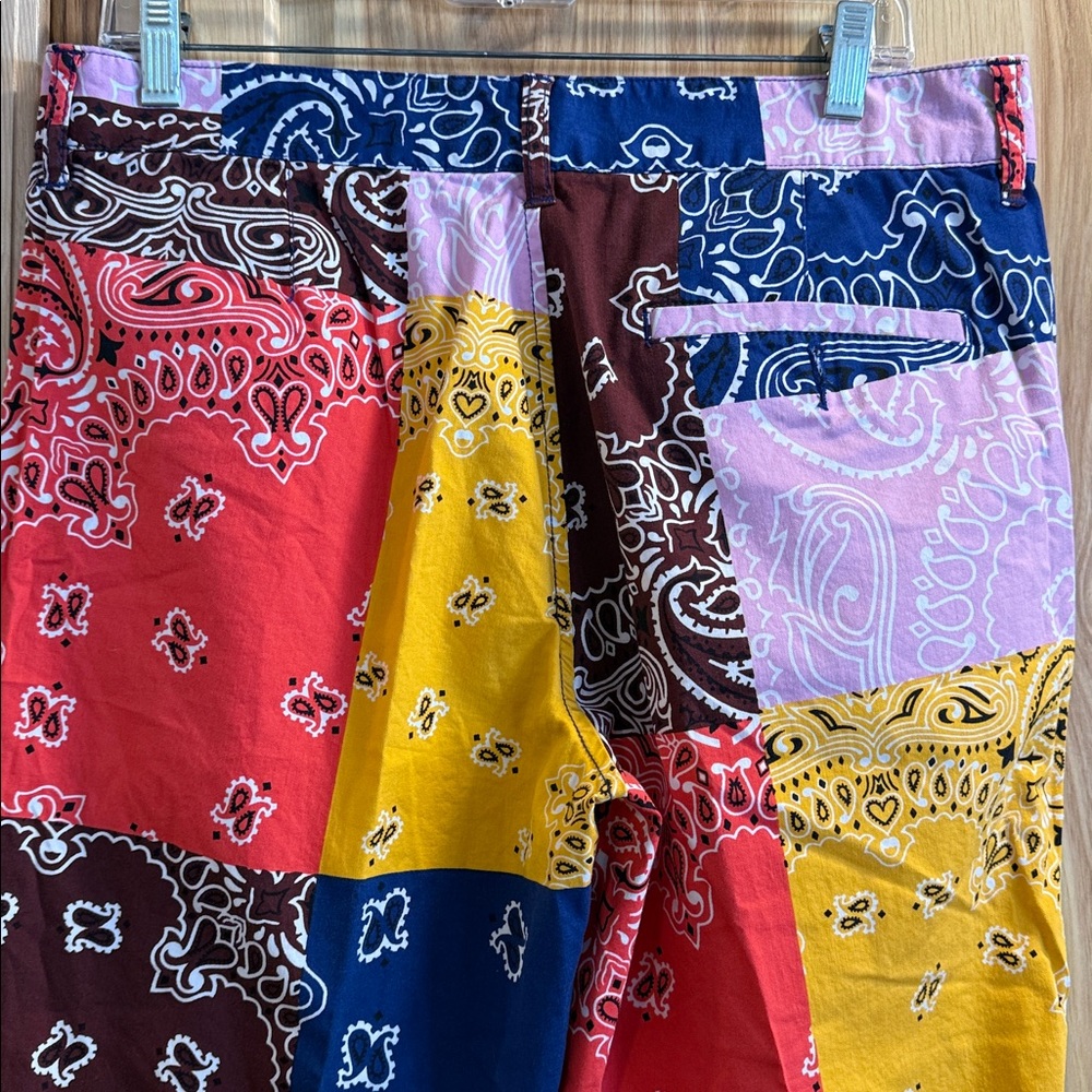 Sun + Stone Multicolor Patchwork Colorblock Banda… - image 6